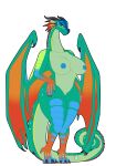  absurd_res anthro big_breasts bludraconoid blue_body blue_nipples blue_scales breasts dragon female genitals glory_(wof) green_body green_scales hi_res huge_breasts nipples non-mammal_breasts non-mammal_nipples non-mammal_pussy nude nude_female pussy queen rainwing_(wof) royalty scales solo tasteful_nudity wings_of_fire yellow-green_scales 
