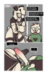  2023 :3 angry anthro artist_name asriel_dreemurr black_horn bovid caprine collar comparing comparing_penis crossed_arms deltarune dialogue digital_drawing_(artwork) digital_media_(artwork) duo ellipsis english_text eyewear genitals girly glasses goat gradientkey hair hi_res horn humanoid_genitalia humanoid_penis male male/male mammal open_mouth penis penis_size_difference pink_collar pink_horn pouting profanity ralsei size_difference standing text text_box undertale undertale_(series) white_hair 