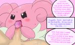  anthro birdofanatic blissey bodily_fluids dialogue digital_drawing_(artwork) digital_media_(artwork) duo english_text erection faceless_character faceless_human faceless_male female first_person_view generation_2_pokemon genitals hi_res holding_penis human humanoid humanoid_genitalia humanoid_penis interspecies licking male male/female mammal mommy_kink nintendo open_mouth oral penile penis penis_lick pokemon pokemon_(species) pokephilia saliva seductive sex simple_background sweat text tongue tongue_out 
