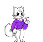  animal_humanoid blush blush_lines boy_kisser_(meme) cat_humanoid clothing coneheadedguy felid felid_humanoid feline feline_humanoid fur hoodie humanoid looking_at_viewer low_res male mammal mammal_humanoid pawpads silly_cat_(mauzymice) solo topwear white_body white_fur 