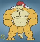  anthro bowser gs hi_res koopa male mario_bros nintendo nude scalie solo 