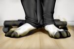  3:2 anthro character_muffin claws clothing dirty_socks dragon feet footwear hi_res male muffinvinvin paws smelly_socks socks soles solo stink_fumes stink_lines stinky_socks toes white 