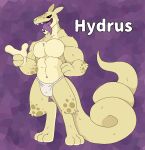  alphabet anthro barazoku chippybooru clothing cryptid digitigrade hi_res hydrus_(constellation) male medieval medieval_fantasy monster monsterfuck monsterfucking muscular mythology pecs reptile scalie snake solo solo_focus tail terato teratophilia thong underwear 