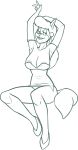  2023 5_fingers anthro areola areola_slip arms_above_head arms_bent armwear bedroom_eyes bent_legs big_areola big_breasts biped breasts closed_smile clothed clothed_anthro clothed_female clothing collarbone countershade_face countershading digital_drawing_(artwork) digital_media_(artwork) domestic_cat dress ear_piercing ear_ring elbow_gloves eyelids felid feline felis female fingers footwear full-length_portrait gloves hair handwear heathcliff_and_the_catillac_cats hi_res high_heels humanoid_hands ineffective_clothing lipstick long_hair looking_at_viewer makeup mammal minidress monochrome mouth_closed narrowed_eyes piercing pinup portrait pose prick_ears redout ring_piercing seductive sitting small_waist smile smiling_at_viewer solo tail thick_thighs three-quarter_view wide_hips 