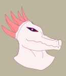  ails anthro bust_portrait dragon false_dragon horn invalid_background looking_at_viewer male portrait solo 