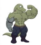  abs anthro disney goodmoon green_body hi_res lizard male muscular muscular_anthro muscular_male nipples pecs rasticore_(svtfoe) reptile scalie solo star_vs._the_forces_of_evil 