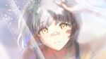  1girl bandaid bandaid_on_face bandaid_on_nose champi close-up from_above grey_hair hachi_(live_union) hair_ornament highres live_union looking_at_viewer mole mole_under_eye parted_lips portrait second-party_source solo virtual_youtuber yellow_eyes 