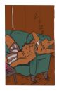  anthro furniture hi_res male quincy sleeping sofa solo tired 
