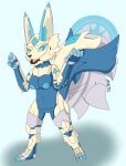  absurd_res anthro bakugan big_ears big_tail breasts canid canine deltatel female fennec fenneca_(bakugan) fox hi_res mammal multiple_images nude solo tail 