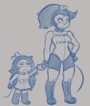  2022 age_difference aged_up anthro biped boots bottomwear bracelet breasts cartoon_network clothed clothing collar duo ear_piercing ear_ring english_text eyebrows fangs female fingerless_gloves fink_(ok_k.o.!_lbh) footwear gloves gym_bottomwear gym_clothing gym_shorts hair half-closed_eyes hand_holding handwear hi_res jewelry larger_female leotard long_hair looking_at_another mammal monochrome murid murine narrowed_eyes ok_k.o.!_let&#039;s_be_heroes older_female piercing rat ring_piercing rodent shorts simple_background size_difference smaller_female spiked_bracelet spiked_collar spikes stupidgnoll teeth text text_on_clothing text_on_topwear topwear younger_female 
