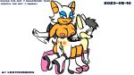  16:9 2023 animated anthro bat butt_slap clothed clothing crossdressing dominant dominant_female duo fan_character female girly hi_res lextoondog loop male male/female mammal rouge_the_bat sega short_playtime slap sonic_the_hedgehog_(series) spanking widescreen 