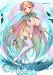  bikini breasts commission elf large_breasts original pointy_ears revealing_clothes swimsuit virus-g 