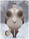  abs absurd_res anthro areola big_areola big_breasts big_nipples breasts butt_from_the_front canid canine dizzyknight ear_piercing female fluffy fluffy_tail fox genitals hi_res huge_areola huge_breasts huge_hips huge_nipples huge_thighs lips long_ears mammal muscular muscular_anthro muscular_female nipples piercing plump_labia pussy solo tail thick_nipples thick_thighs 