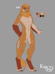  abs absurd_res anthro arm_tuft braided_hair braided_mane digitigrade felid feline hair hi_res idan_(f1ukie) kaiju_rat leg_tuft lion male mammal mane muscular muscular_anthro muscular_male muscular_thighs pantherine solo tuft 