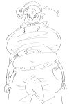  anthro belly big_belly big_breasts breasts bulge clothing fanofblimp gardevoir generation_3_pokemon gynomorph hi_res hoodie huge_breasts humanoid intersex nintendo overweight overweight_gynomorph overweight_intersex pokemon pokemon_(species) sketch solo sweatpants topwear 