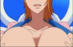  bon_clay bouncing_breasts breasts flashing large_breasts nami_(one_piece) non-web_source 