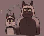  2023 anthro black_eyebrows bowserboy101 brown_body brown_fur caleb_(bowserboy101) digital_drawing_(artwork) digital_media_(artwork) domestic_cat eyebrows father_(lore) father_and_child_(lore) father_and_son_(lore) felid feline felis frank_(bowserboy101) fur hi_res male mammal parent_(lore) parent_and_child_(lore) parent_and_son_(lore) pink_nose simple_background size_difference smile son_(lore) teeth 