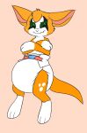  anthro bat crossed_arms diaper digitigrade dust:_an_elysian_tail embarrassed female fidget_(elysian_tail) looking_down mammal mewzy148 nimbat paws pouting solo 