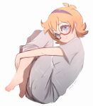  barefoot glasses little_witch_academia lotte_jansson omiza_somi orange_hair 