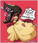  &lt;3 absurd_res ambiguous_gender anthro belly big_belly big_butt breasts butt dialogue duo eating fangs female generation_3_pokemon generation_4_pokemon hand_on_stomach hi_res huge_butt humanoid hyper hyper_belly mawile motion_lines nintendo open_mouth oral_vore pokemon pokemon_(species) sharp_teeth sound_effects speech_bubble teeth text thick_thighs veryfilthything vore weavile wide_eyed 