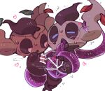  censored duo erection feral generation_6_pokemon genitals kokemushi male nintendo penis phantump pokemon pokemon_(species) shiny_pokemon 