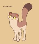  ambiguous_gender brown_body brown_fur domestic_cat fan_character felid feline felis feral fur hi_res labbit1337 mammal solo tan_body tan_fur warriors_(cats) yellow_sclera 