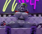  animatronic anthro big_breasts breasts canid canine canis claws clothing elitedog female five_nights_at_freddy&#039;s five_nights_at_freddy&#039;s:_security_breach furniture genitals hair humanoid looking_at_viewer machine mammal metal metallic_body nude paws pussy robot robot_humanoid roxanne_wolf_(fnaf) scottgames sitting smile sofa spread_legs spreading steel_wool_studios teeth thick_thighs wolf 