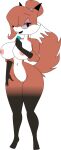  anthro auntie_vixen az345g canid canine condom female flirting_look fox mammal sexual_barrier_device solo standing 