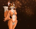  &lt;3 &lt;3_eyes 2021 anthro belly_tuft breasts brown_hair canid canine cheek_tuft chest_tuft ear_piercing eyebrows eyelashes facial_tuft female fingers fironmaplez_(artist) fox fur gesture hair hi_res hip_tuft inner_ear_fluff mammal navel orange_body orange_eyes orange_fur piercing roxy_(xonsfw) shoulder_tuft simple_background smile smiling_at_viewer solo tail tail_tuft tan_body tan_fur tongue tongue_out tuft v_sign 