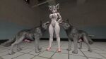  3d_(artwork) animal_genitalia anthro bestiality breasts canid canine canis digital_media_(artwork) domestic_dog feet female feral freckles genitals hands_behind_back imminent_rape knot male male/female mammal murid murine nipples officer_flint_(foretbwat) open_mouth paws paydaywolf pussy questionable_consent rat rodent source_filmmaker story story_in_description 