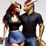  1:1 ai_generated clothing dragon duo female male male/female 
