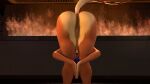  anthro blue_hair canid canine carmelita_fox female fireplace fox genitals hair hi_res mammal meme nude praise_da_booty_(meme) pussy sly_cooper_(series) soldierguy solo sony_corporation sony_interactive_entertainment sucker_punch_productions tagme 