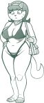  2023 4_toes absurd_res accessory anthro areola areola_slip bent_arm big_breasts big_eyes bikini bikini_thong bikini_top biped breasts cheek_tuft chubby_anthro chubby_female clock clothed clothed_anthro clothed_female clothing collarbone curled_tail curvy_figure dark_hair digital_drawing_(artwork) digital_media_(artwork) domestic_cat eyebrow_through_hair eyebrows eyelashes facial_markings facial_tuft feet felid feline felis female female_anthro finger_ring footwear full-length_portrait fur fur_tuft hair hair_accessory hairband hand_on_hip hand_on_own_hip head_markings hi_res holding_object holding_purse inner_ear_fluff iris jewelry legs_together looking_at_self looking_down looking_down_at_self mammal markings mature_anthro mature_female monochrome mouth_closed mrs._katswell navel necklace nickelodeon nipple_outline no_pupils plantigrade portrait prick_ears purse redout ring_(jewelry) sandals shadow short_hair skimpy skimpy_bikini skimpy_swimwear solo standing straight_legs striped_body striped_face striped_fur stripes swimwear t.u.f.f._puppy tail thick_thighs three-quarter_view toes translucent translucent_hair tuft voluptuous watch wide_hips wristwatch 