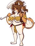  anthro big_breasts breasts canid canine clothed clothing curvy_figure duo female humanoid male mallo mama_marsha mammal sovietcatparty thick_thighs wide_hips young 
