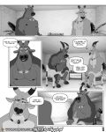 4:5 bovid bovine cattle chest_(disambiguation) comic english_text hi_res male male/male mammal misterstallion muscular text 