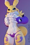  alexaazura bandai_namco digimon digimon_(species) female hi_res humanoid renamon 