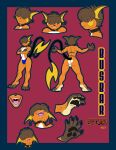  2012 anthro big_feet briefs brown_hair busbar butt clothed clothing expressions feet fur generation_1_pokemon hair hi_res huge_feet invalid_tag male model_sheet nintendo nude orange_body orange_fur pawpads paws pokemon pokemon_(species) pokemorph raichu smile tail underwear 