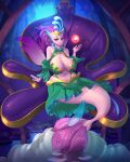 big_breasts breasts chair cleavage clothed clothing female fish friendship_is_magic furniture hasbro marauder6272 marine mature_female my_little_pony my_little_pony:_the_movie_(2017) purple_body queen_novo_(mlp) seahorse syngnathid syngnathiform throne vest_(artist) 