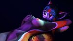  16:9 2022 3d_(artwork) ailurid amber_eyes anthro areola barely_visible_genitalia barely_visible_pussy bedroom_eyes black_hair blue_hair blue_highlights breast_fondling breast_grab breast_play breasts curvaceous curvy_figure detailed_background digital_media_(artwork) eyeliner fangs female fingers fluffy fluffy_tail fondling fondling_self fur genitals grey_body grey_fur grope hair hand_behind_head hand_on_breast hi_res highlights_(coloring) holding_breast long_tail looking_at_viewer lying makeup mammal multicolored_body multicolored_fur multicolored_hair narrowed_eyes navel nipples nude on_back orange_body orange_fur pussy red_panda seductive sharp_teeth short_hair smile solo source_filmmaker tail teeth two_tone_hair vega_(artica) viper-desires voluptuous widescreen 