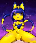  abdominal_bulge animal_crossing ankha_(animal_crossing) anthro anthro_penetrated breasts cowgirl_position domestic_cat fangs felid feline felis female female_penetrated from_front_position genitals hi_res human human_on_anthro human_penetrating human_penetrating_anthro interspecies male male/female male_penetrating male_penetrating_female mammal nintendo on_bottom on_top penetration penile penile_penetration penis penis_in_pussy sex teeth vaginal vaginal_penetration zombiate 