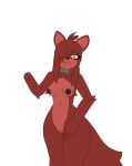  anthro female five_nights_at_freddy&#039;s foxy_(fnaf) hi_res scottgames silver_hood_onlyfans simple_background solo 