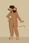  anthro female genitals goopystem_(artist) hand_on_hip hi_res looking_at_viewer mammal mullet murid murine nipples nude olive_(goopystem) pussy rat rodent simple_background smug_face solo standing 
