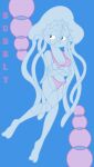  bikini blue_body blue_skin clothing cnidarian female jellyfish marine medusozoan swimwear tabbiewolf 