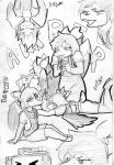  amber_(snoot_game) anthro child cleaning_tool clothed clothing dinosaur eyes_closed female hair metal_gear_raymba monochrome overalls pterodactylus pterosaur reptile roomba scalie simple_background sitting sketch sketch_page smile smiling_at_viewer snoot_game_(fan_game) solo traditional_media_(artwork) unknown_artist upside_down vacuum_cleaner white_background wings young 