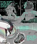  absurd_res astronaut clothed clothing comic english_text female hi_res humanoid larger_female larger_humanoid male not_furry size_difference smaller_male space text the_nova white_body ze_blackball.d 