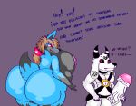  anthro big_breasts big_butt big_penis bovid breasts butt canid canine canis caprine dahliathefox demon dirty_talk duo erection eye_contact female genitals goat hi_res huge_breasts huge_butt huge_penis hyper hyper_breasts hyper_butt hyper_genitalia hyper_penis looking_at_another male male/female mammal nipples penis pentalyos profanity surprised_expression teasing wolf wolfy_(dahliathefox) 