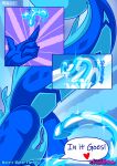 &lt;3 2022 absurd_res anthro anus aquatic_dragon ass_up blue_body blue_pussy blush butt close-up comic dialogue digital_drawing_(artwork) digital_media_(artwork) dragon english_text female fur genitals hair hi_res lustragon marine nude open_mouth pussy scalie small_anus smile solo tail tentacles text using_magic water water_tentacles watermark wave_(iestragon) wet 