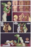  2:3 absurd_res anthro aroused bed big_breasts blonde_hair blush breast_growth breasts brown_body brown_fur colored comic cunnilingus decourem dialogue english_text female female/female forced forced_transformation fur furniture gardevoir gender_transformation generation_3_pokemon generation_4_pokemon generation_5_pokemon genitals green_body green_hair group growth hair hi_res human kissing legendary_pokemon lopunny lying lying_on_bed male male/female mammal mtf_transformation nintendo nude on_bed on_face oral penis penis_to_vagina_tf pokemon pokemon_(species) profanity pussy sex species_transformation speech_bubble surprised_expression tan_body tan_fur text transformation trio unexpected vaginal virizion white_body 