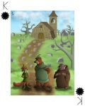  absurd_res anthro badger bear canid canine card church clothing custom_cards disney fox friar_tuck group hi_res little_john male mammal monk mustelid musteline playing_card robin_hood robin_hood_(disney) shiromon999 trio tunic 