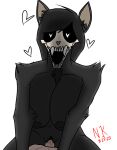  &lt;3 &lt;3_eyes anthro black_body black_fur bone cowgirl_position duo female first_person_view from_front_position fur hair human long_hair mal0 male male/female mammal n1kt0 on_bottom on_top scp-1471 scp-1471-a scp_foundation sex simple_background skull skull_head white_background 